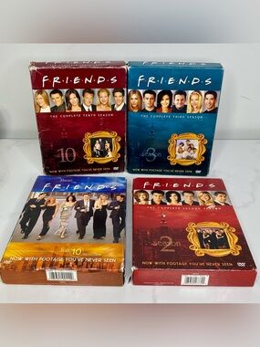 Friends VHS Complete Season 2,3,10 & The Best Of Friends